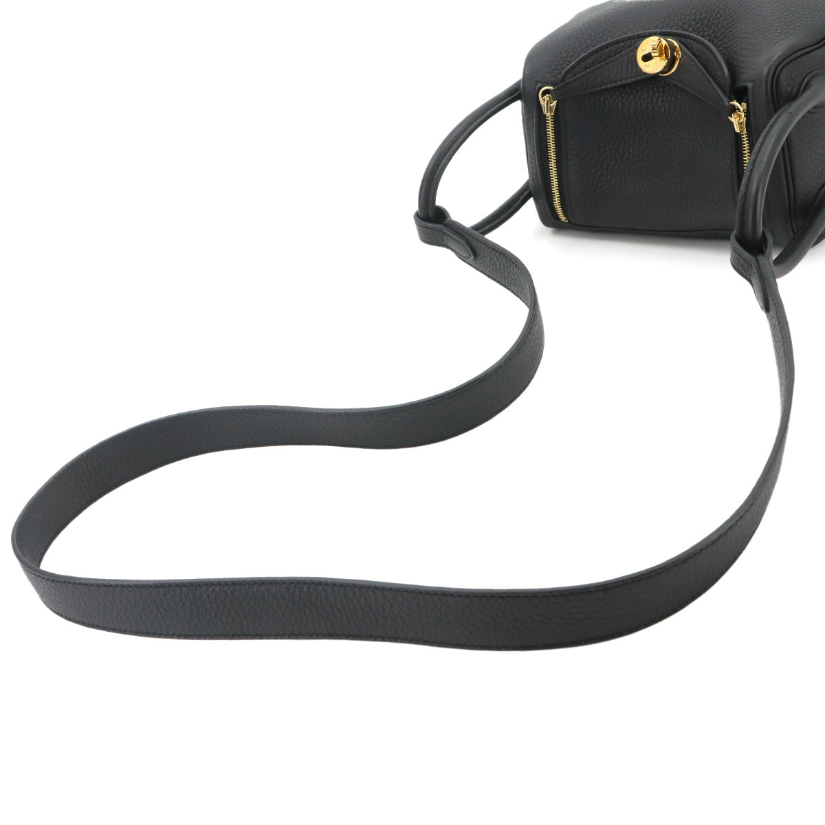 Lindy Mini 2way Hand Shoulder Bag Taurillon Clemence Black