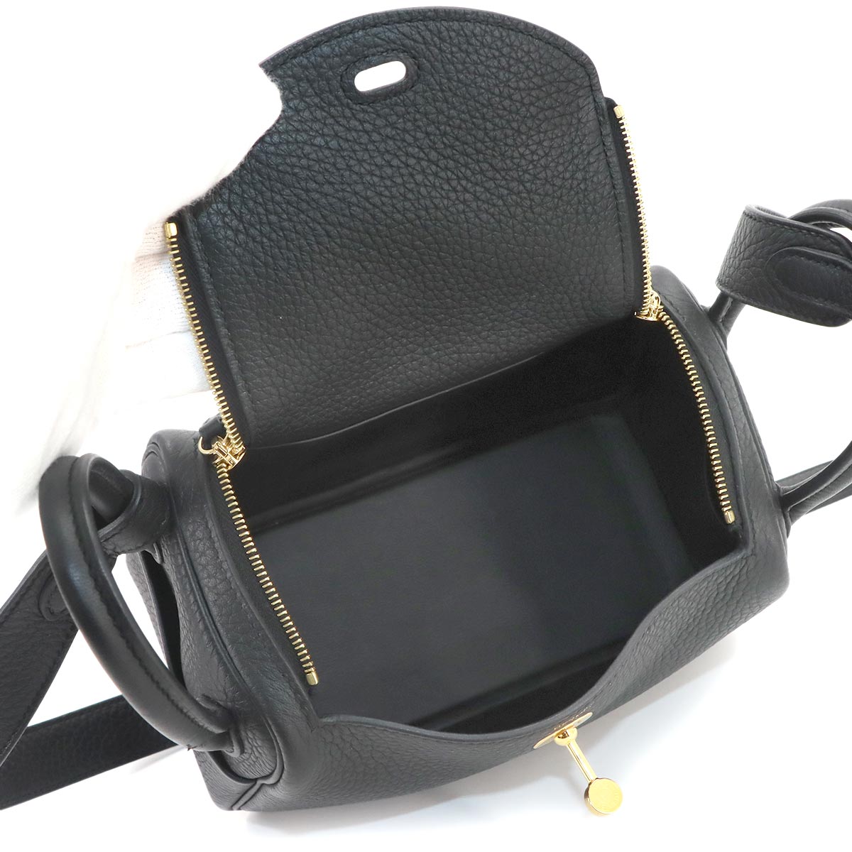 Lindy Mini 2way Hand Shoulder Bag Taurillon Clemence Black