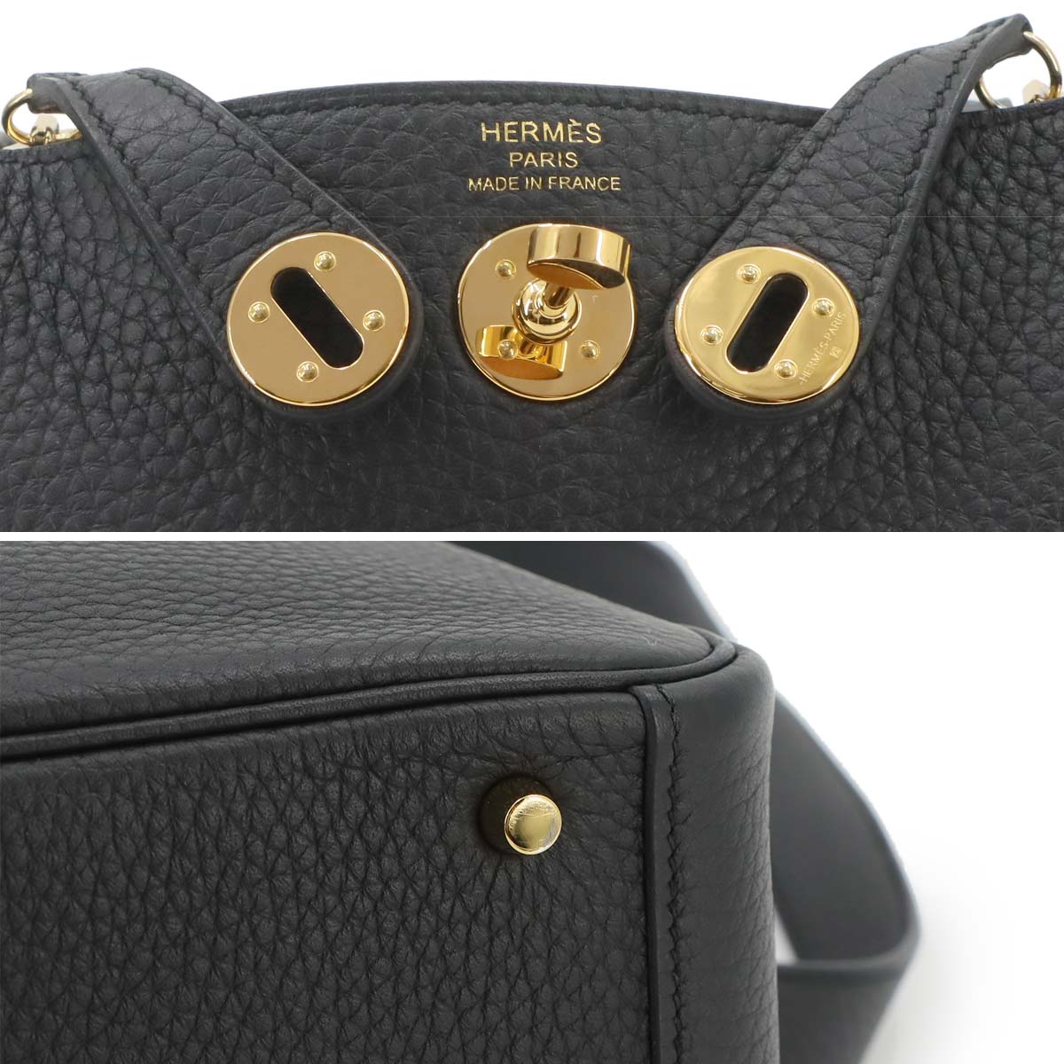 Lindy Mini 2way Hand Shoulder Bag Taurillon Clemence Black