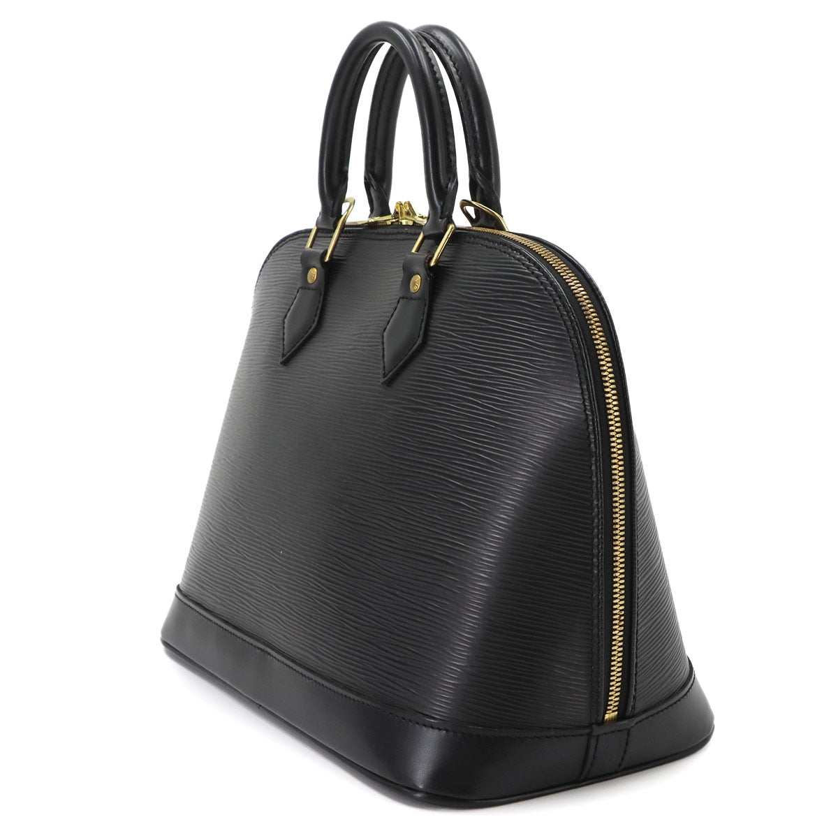 Epi Alma PM Hand Bag Leather Noir Black M52142 Purse