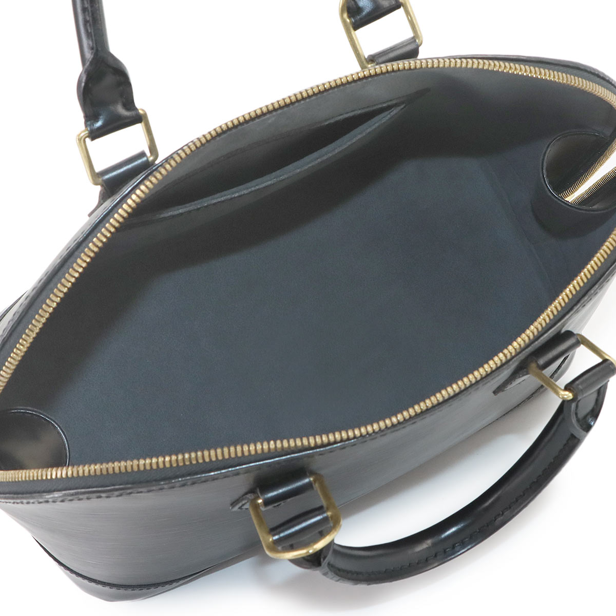Epi Alma PM Hand Bag Leather Noir Black M52142 Purse