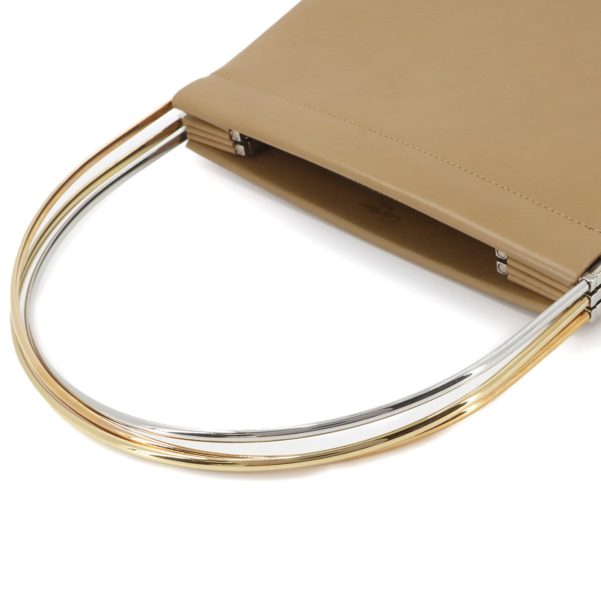 Trinity Hand Bag Leather Brown Purse
