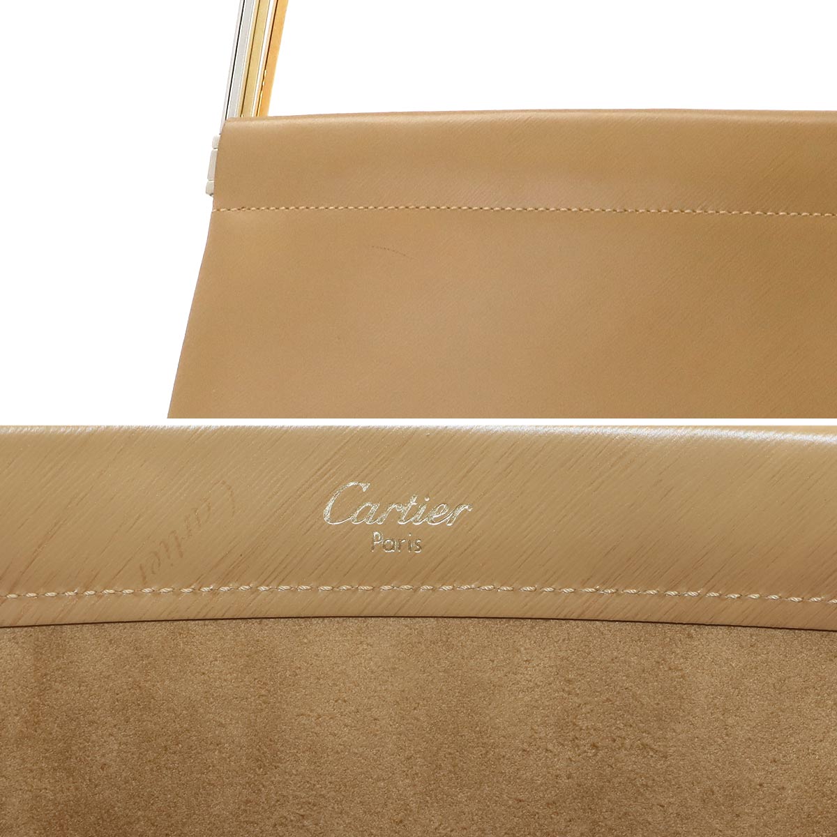 Trinity Hand Bag Leather Brown Purse