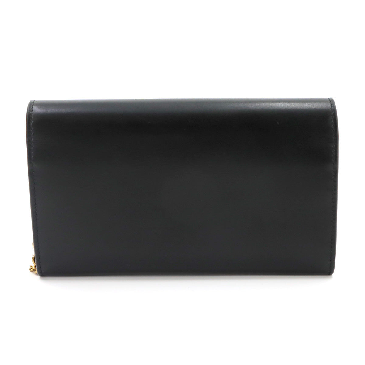 Le Maillon Chain Wallet Leather Black 696608