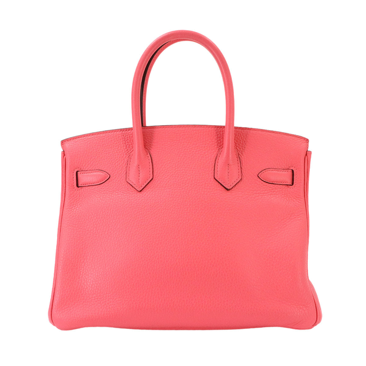 Birkin 30 Taurillon Clemence Rose lipstick Hand Bag Purse Pink