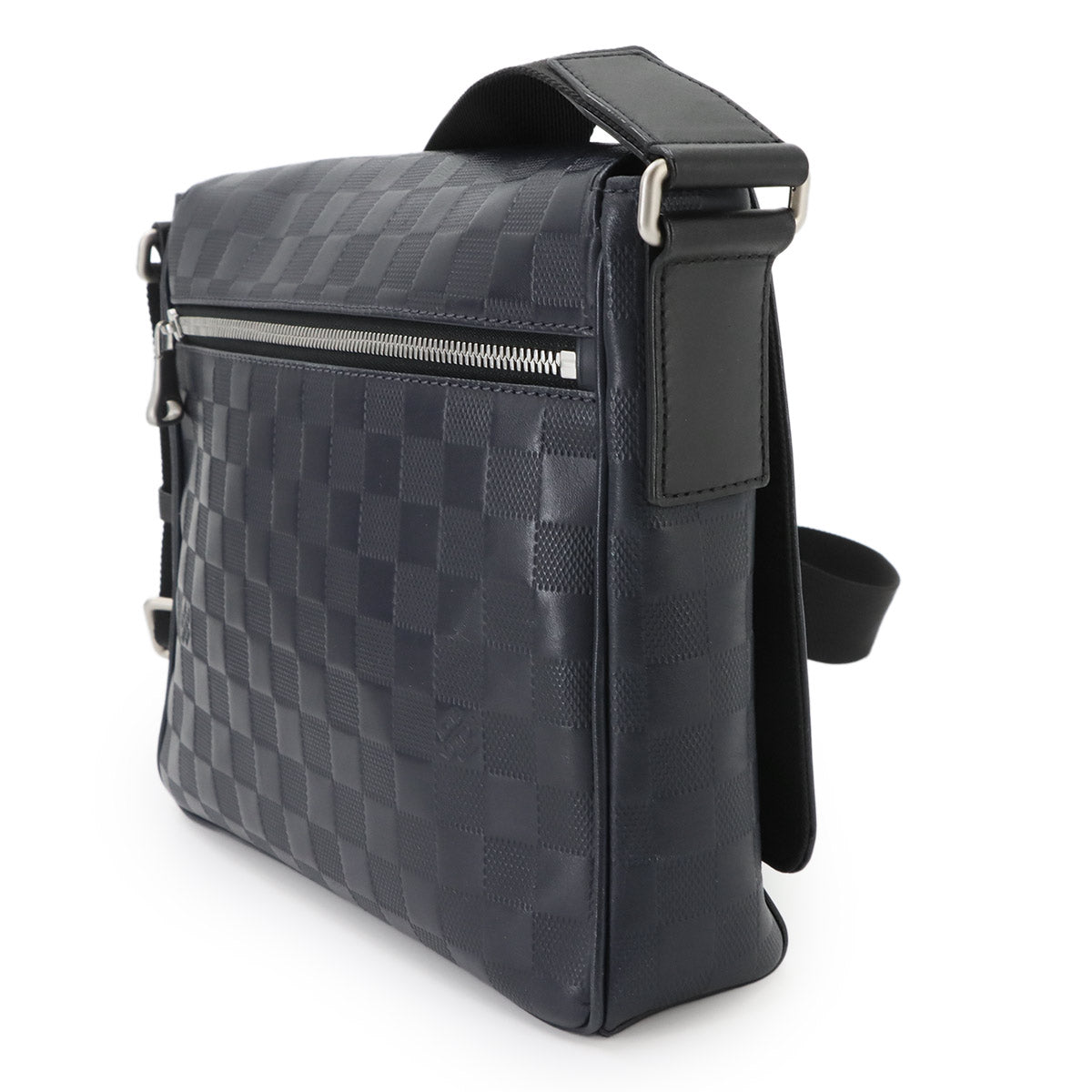 Damier Infini District PM Shoulder Bag Astral N41034