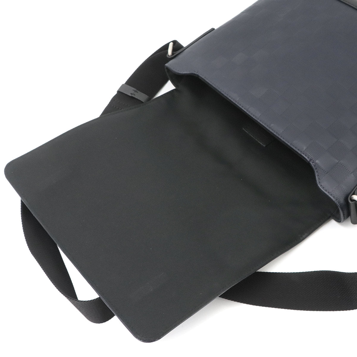 Damier Infini District PM Shoulder Bag Astral N41034