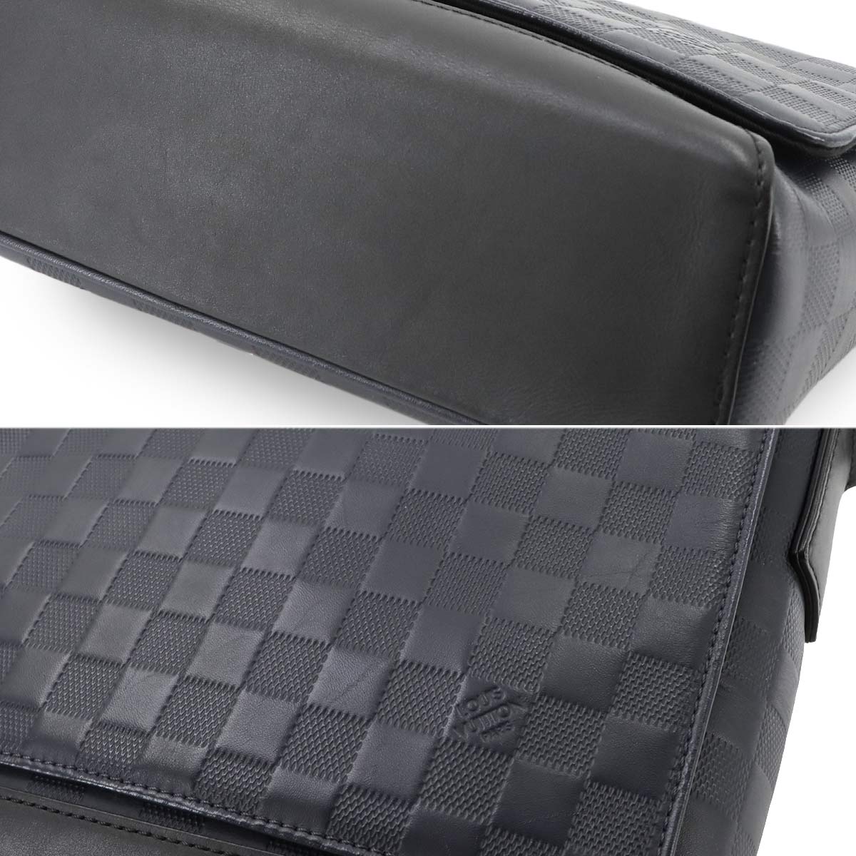 Damier Infini District PM Shoulder Bag Astral N41034