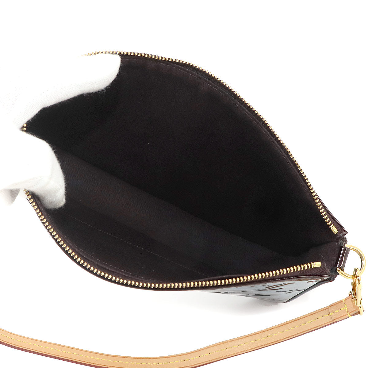 Vernis Pochette Accessoires Hand Bag Amarante M91576