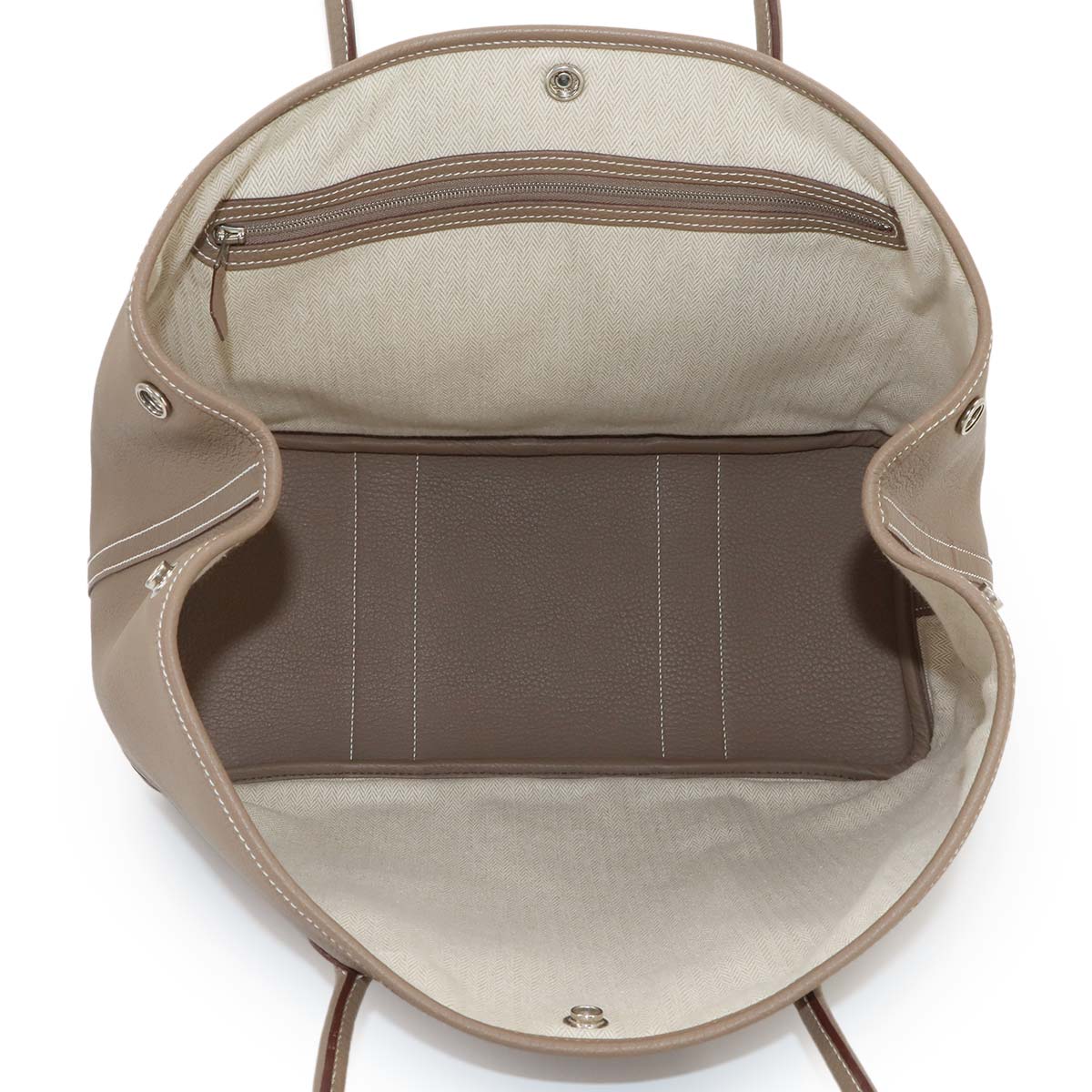 Garden Party PM Tote Bag Negonda Leather Etoupe Purse