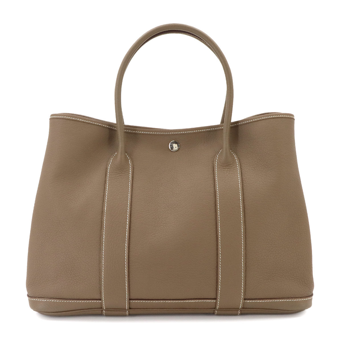 Garden Party PM Tote Bag Negonda Leather Etoupe Purse