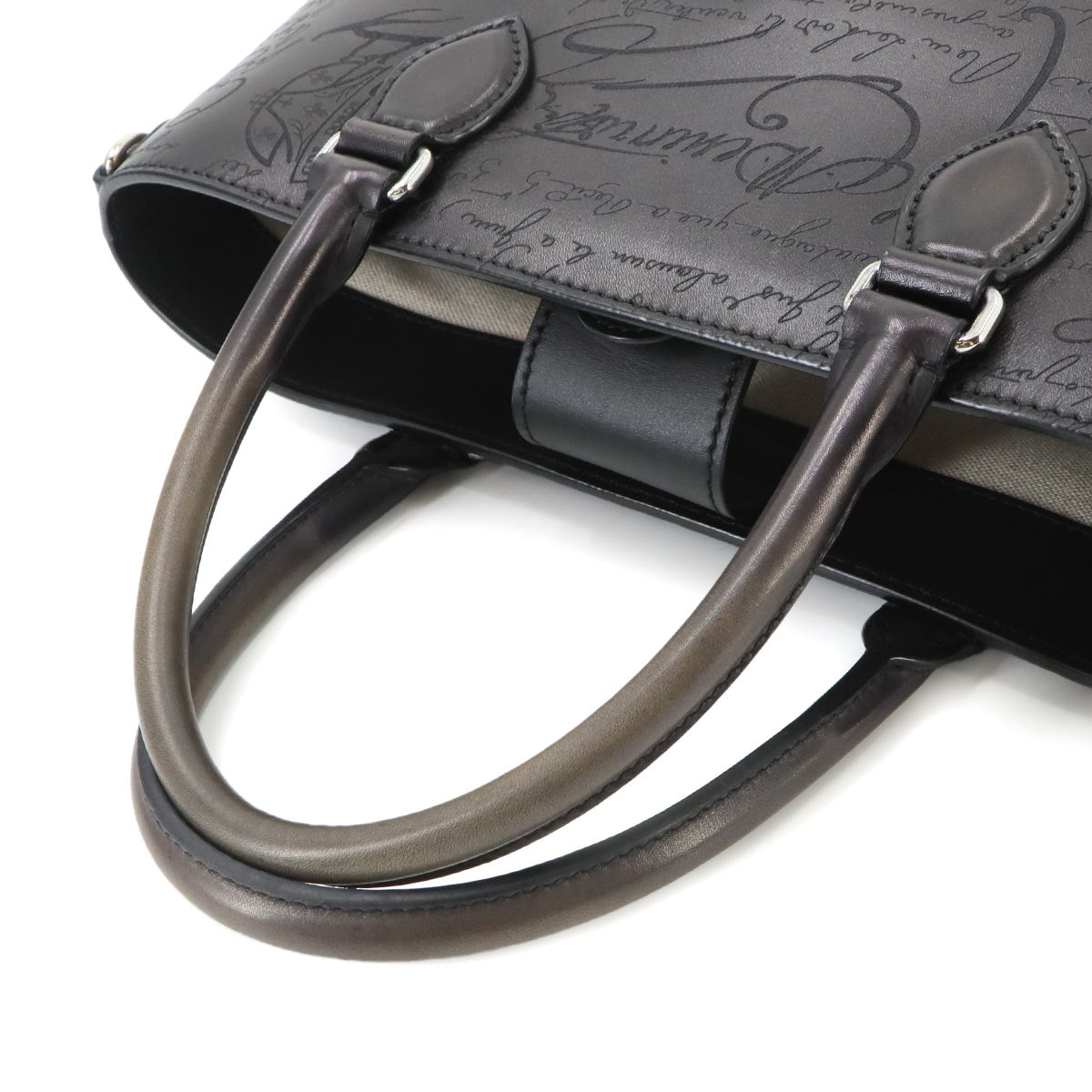 Calligraphy Toujours Gulliver Tote Shoulder Bag Venezia Leather