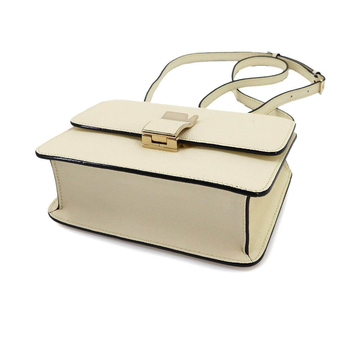 Nolo Small Shoulder Bag Leather White Purse