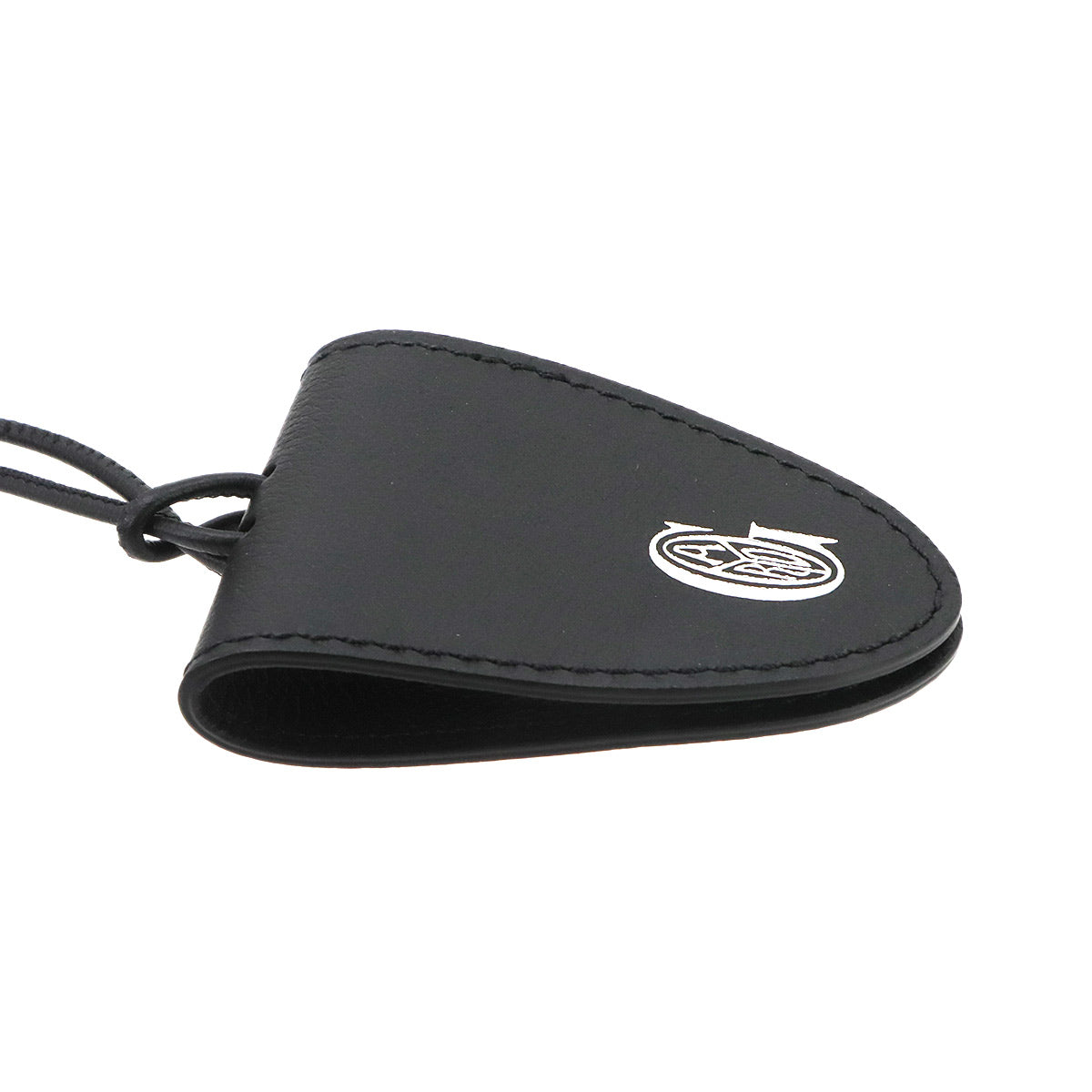 Croc Universal Bag Clip Charm Leather Black