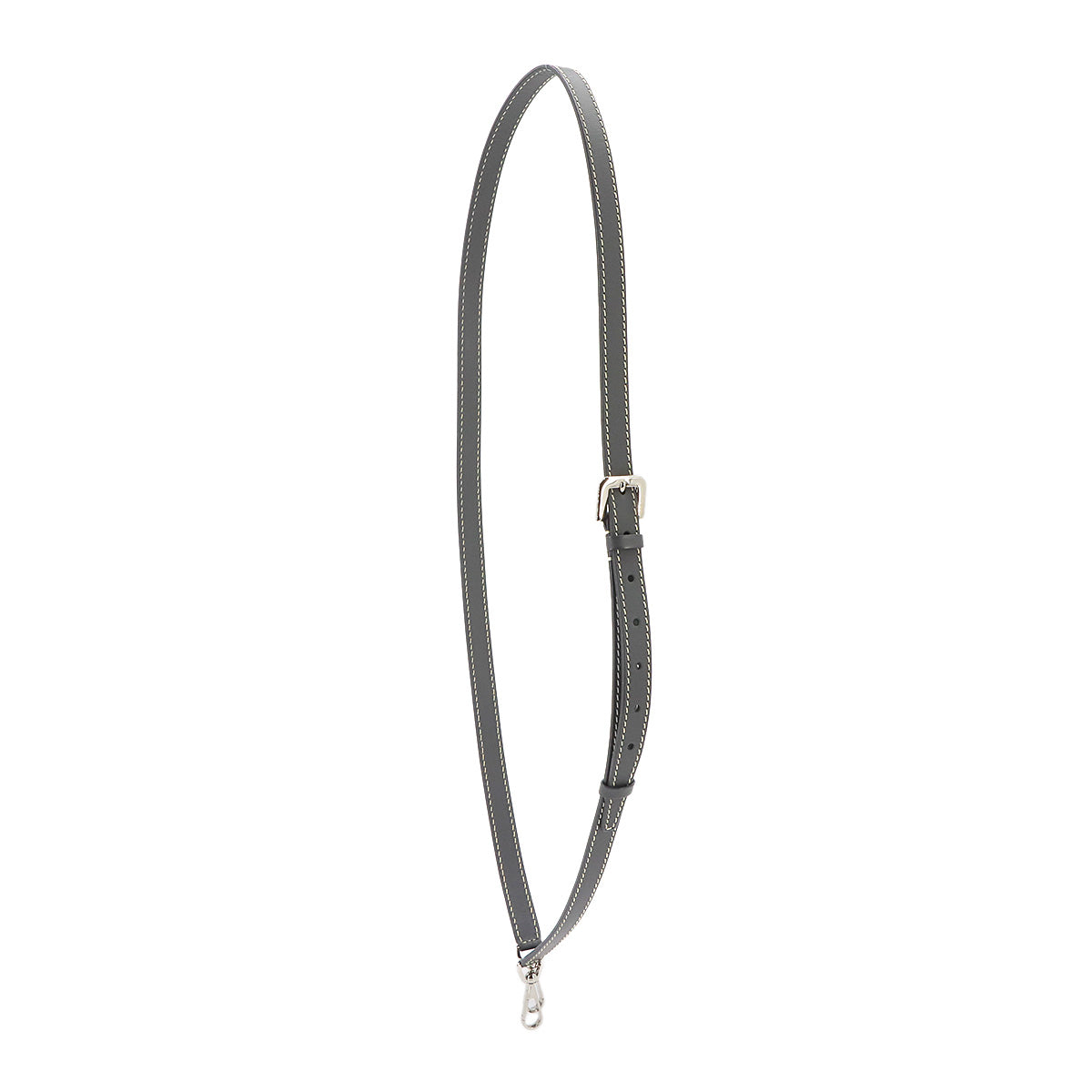 Shoulder Strap PM Leather Gray