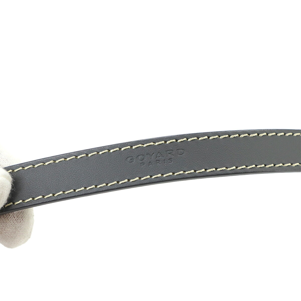 Shoulder Strap PM Leather Gray