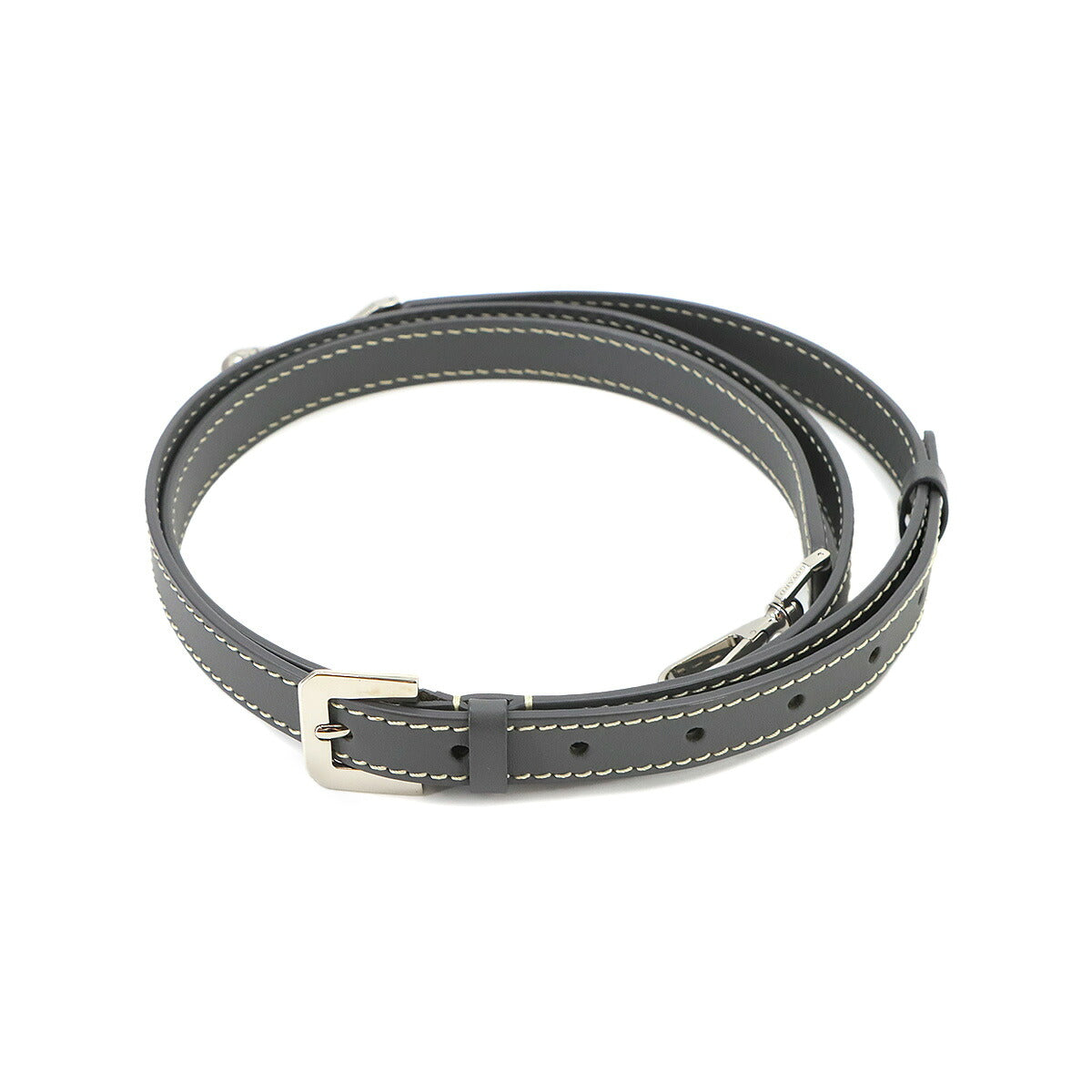 Shoulder Strap PM Leather Gray