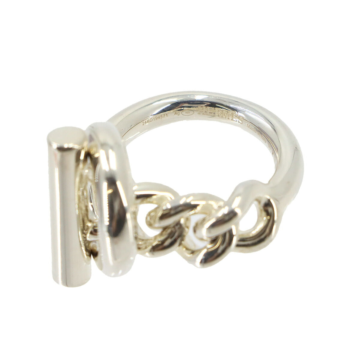 Chaine dancre Croisette Ring Large Ag 925 Silver