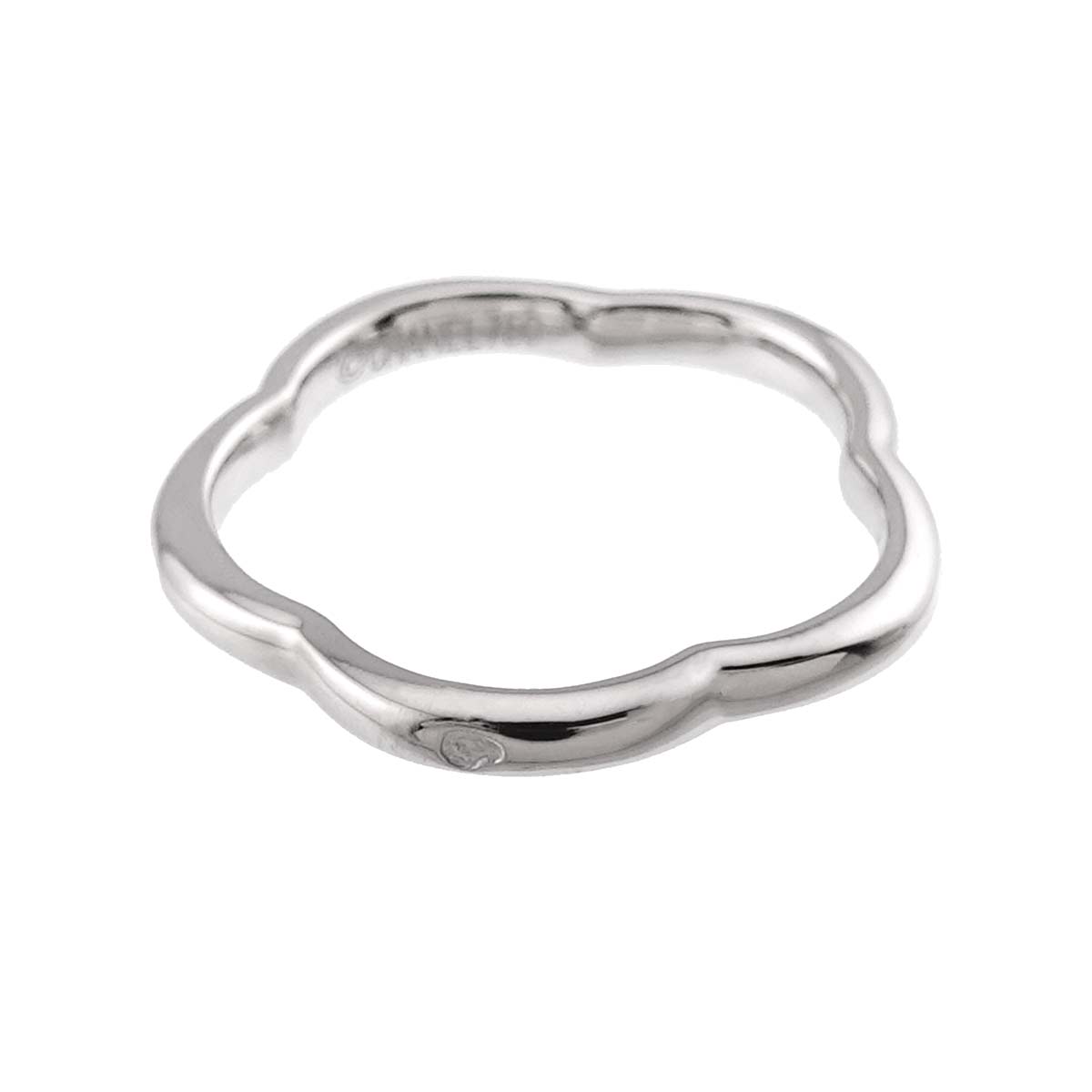 Camellia Diamond Ring 18K White Gold 750 size47 3.75(US)