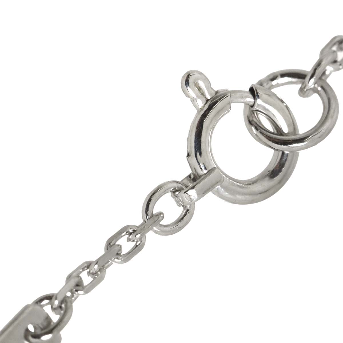 Cross Diamond Necklace 18K WG 750