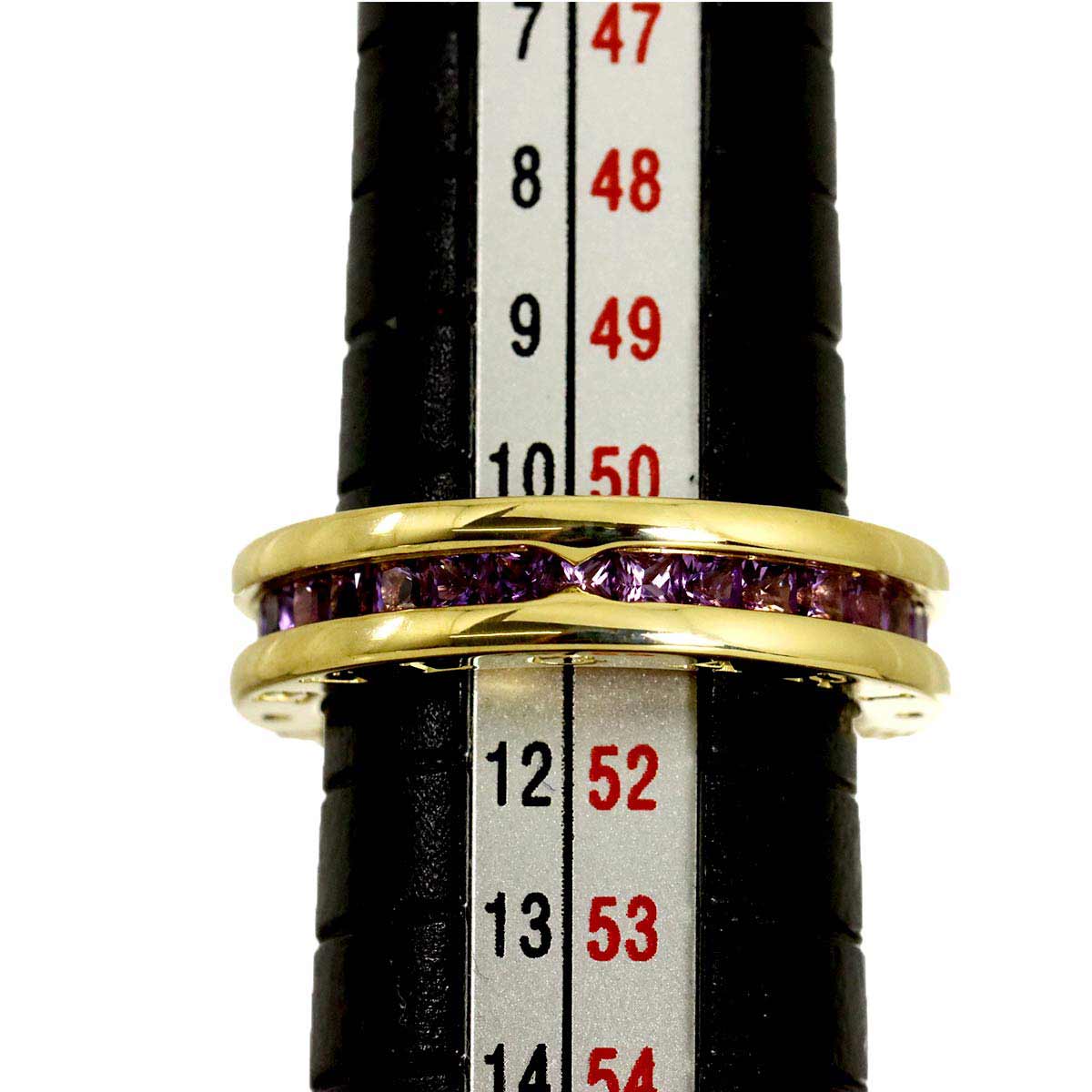 B-ZERO1 1 Band Amethyst Ring 18K YG 750 Size51 5.5-5.75(US)