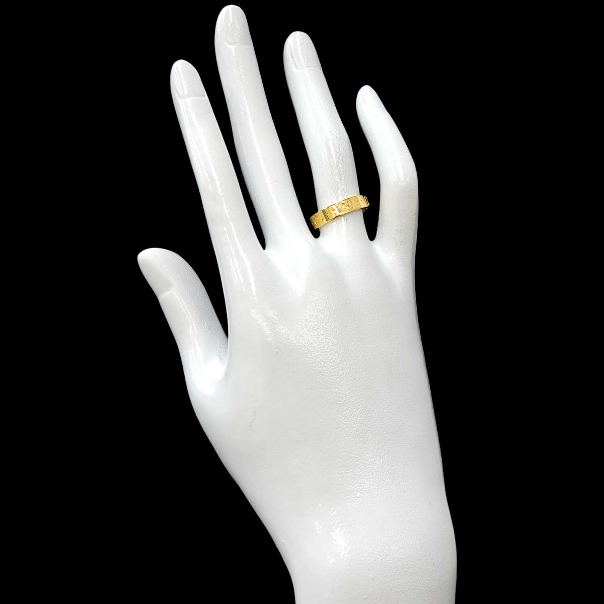 Icon Ring 18K Yellow Gold 750 Size12 5.75-6(US)
