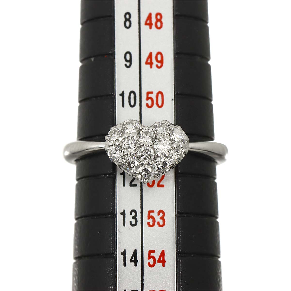 Diamond 0.39ct Ring 18K WG 750 Size5.5-5.75(US)