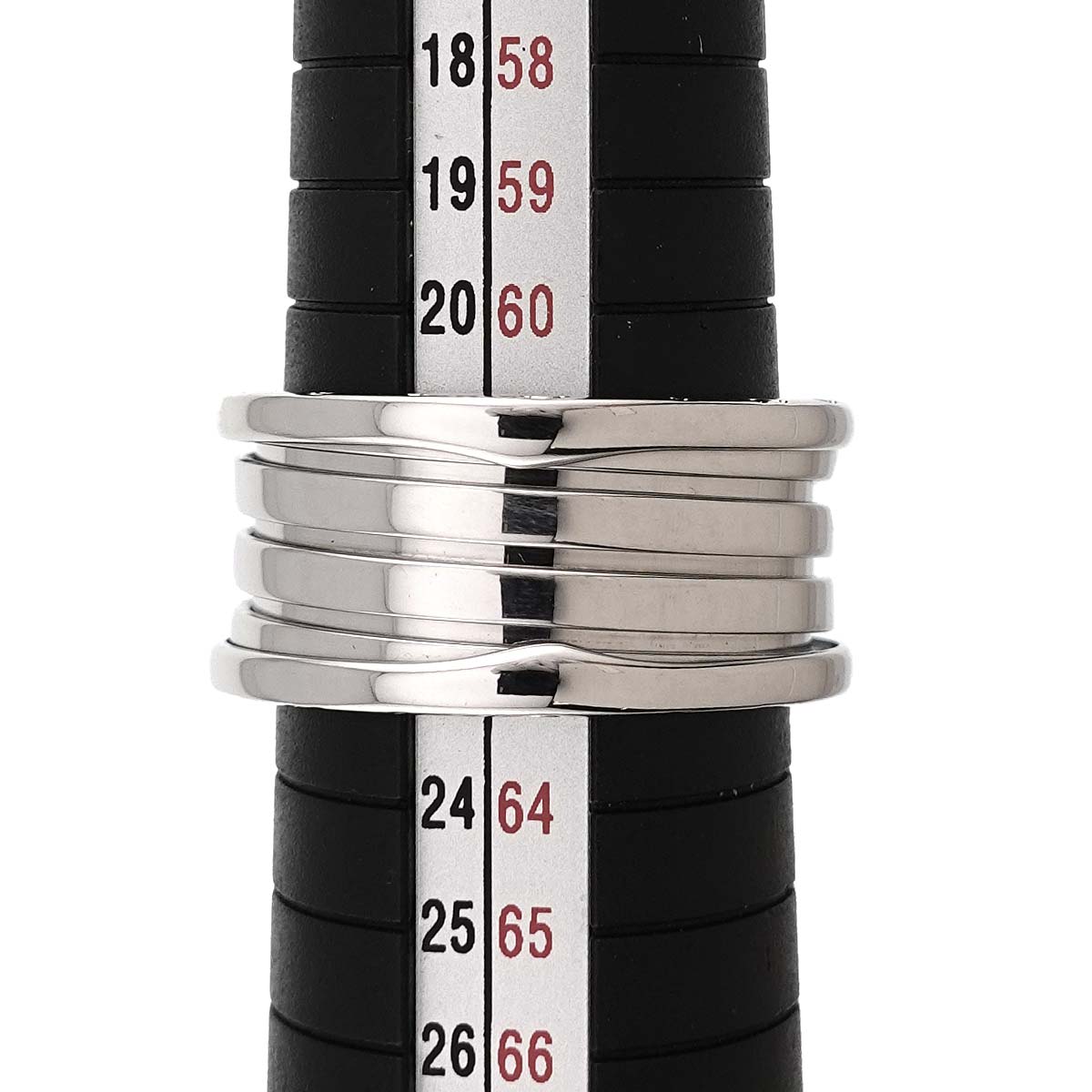 B-ZERO1 4 BAND Ring 18K White Gold 750 Size63 9.75-10(US)