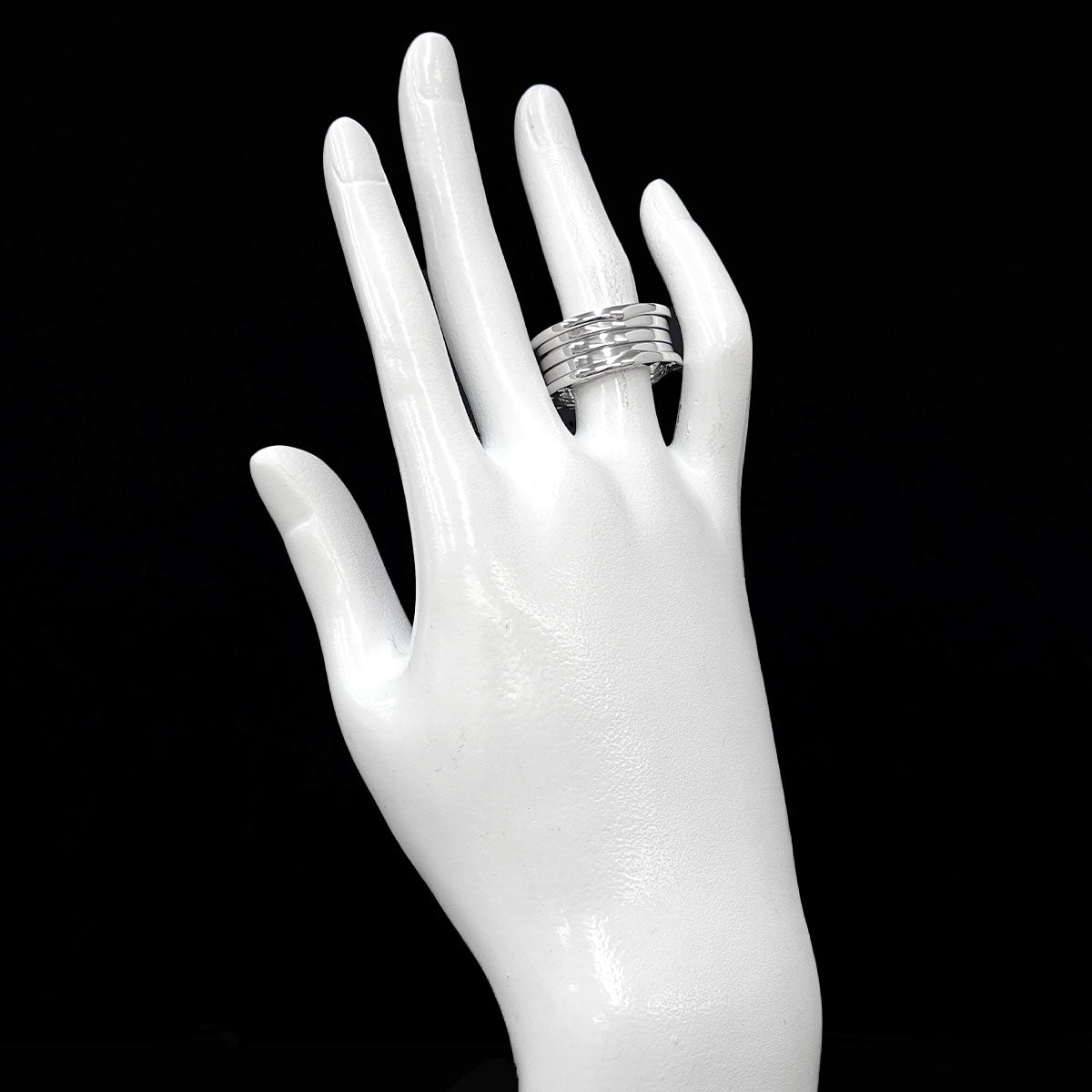 B-ZERO1 4 BAND Ring 18K White Gold 750 Size63 9.75-10(US)