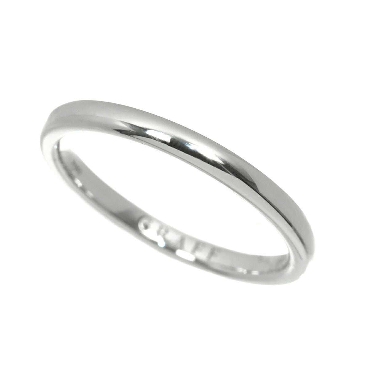 DShape Bund Ring Pt Platinum Size6.5-6.75(US)
