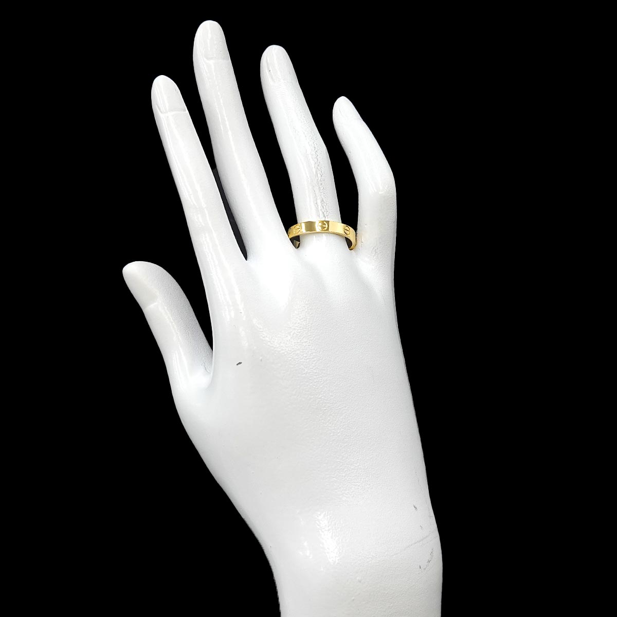 Mini Love Ring 18K Yellow Gold 750 size60 9(US)