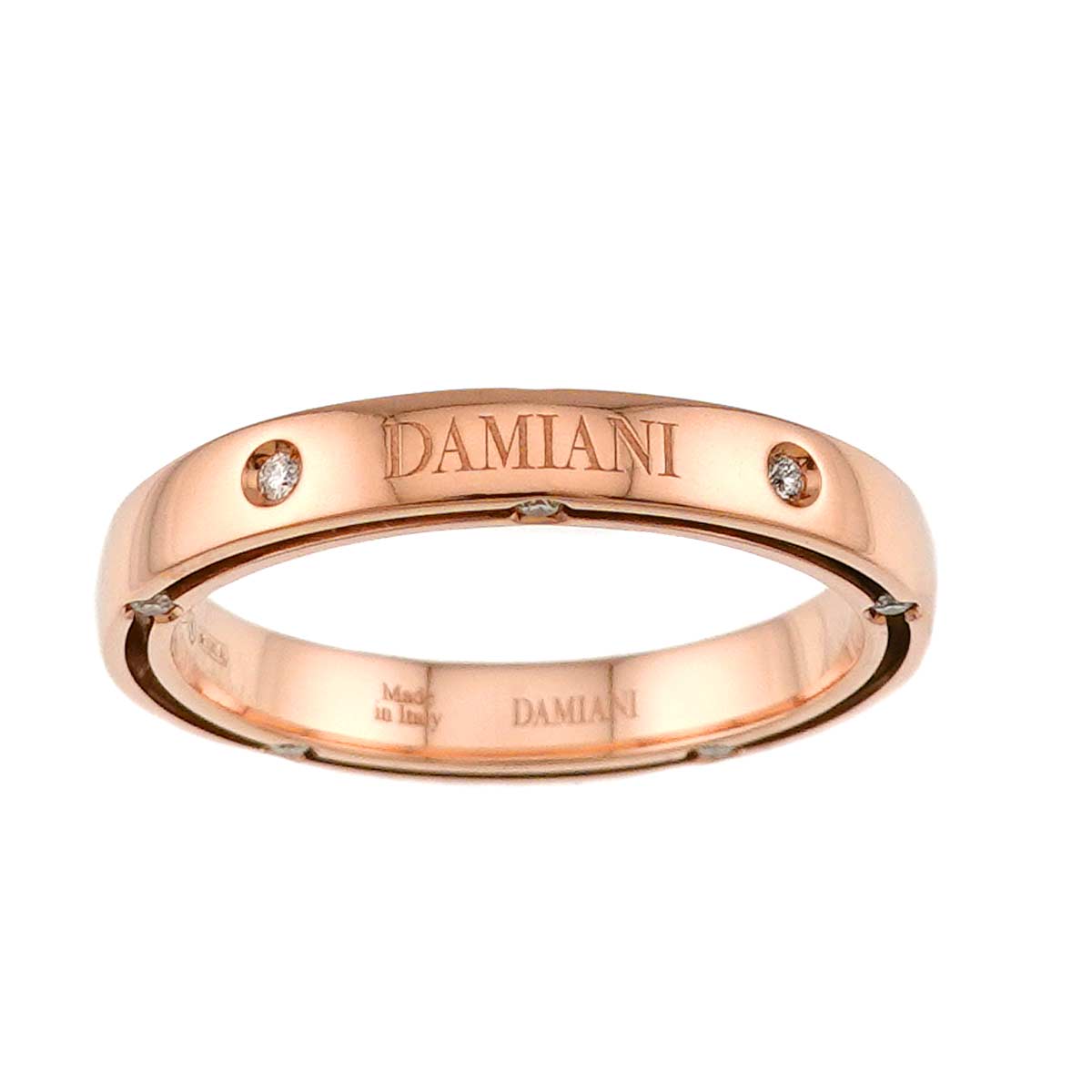 D-SIDE Diamond Ring 18K Pink Gold 750 size9.5(US)