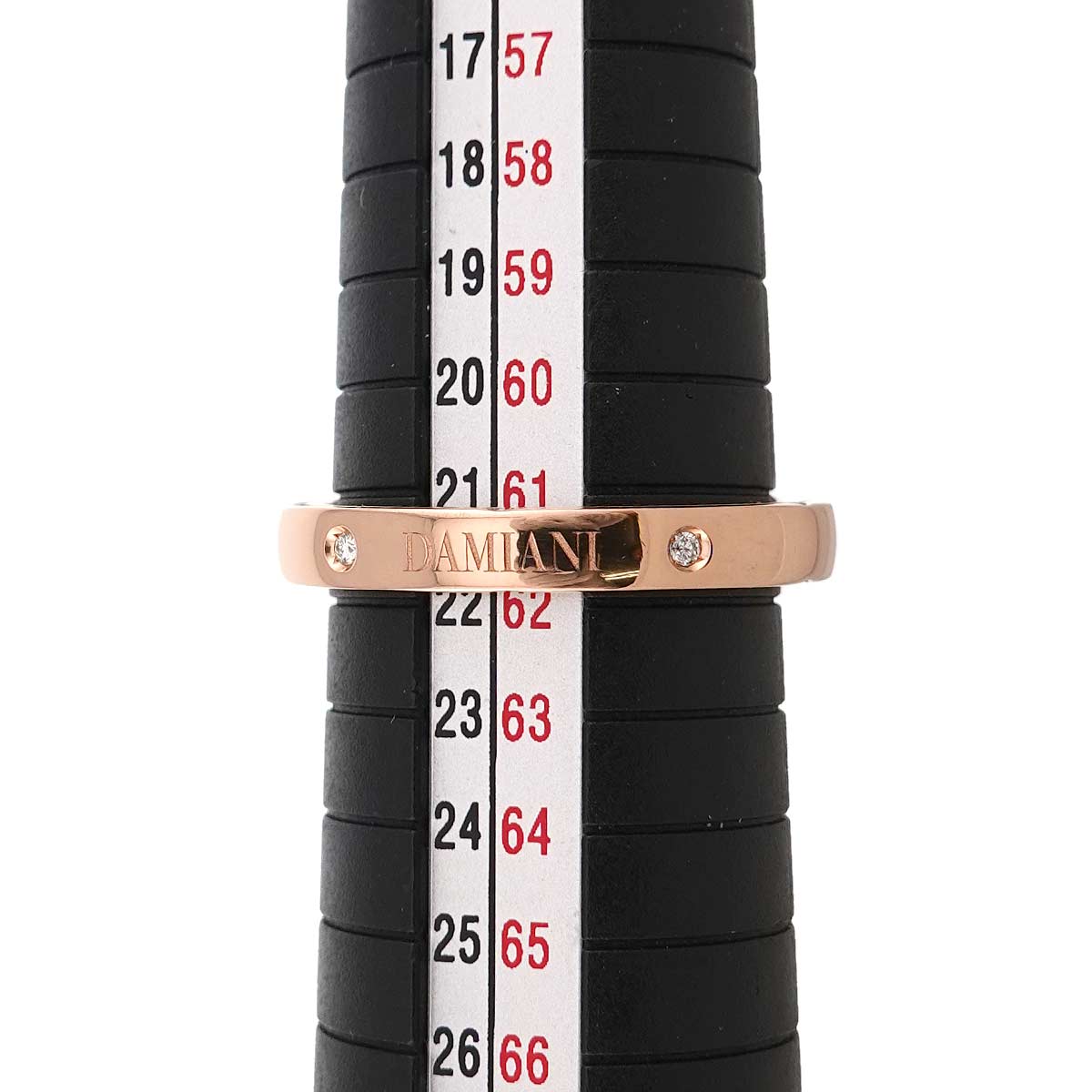 D-SIDE Diamond Ring 18K Pink Gold 750 size9.5(US)