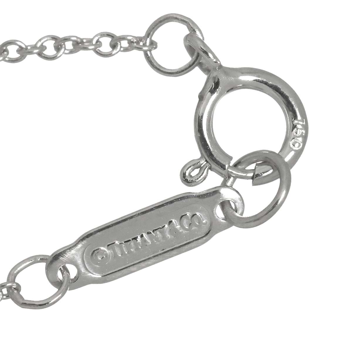 Atlas Open bar Necklace 18K White Gold 750