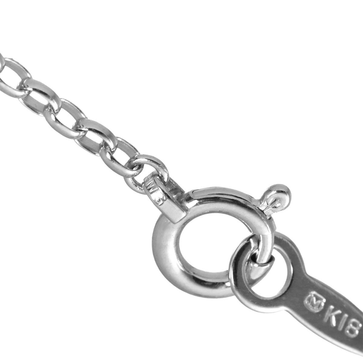 South Sea pearl 10.7-9.9mm Diamond Necklace 18K White Gold 750
