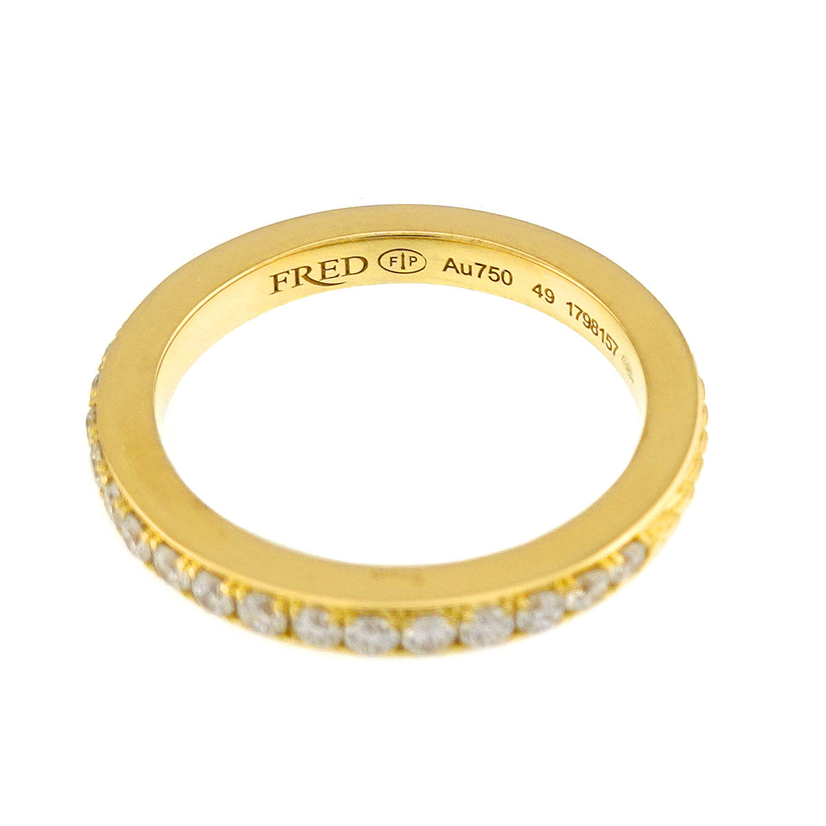 Force 10 DUO Diamond Ring 18K YG 750 size49 4.75-5(US)