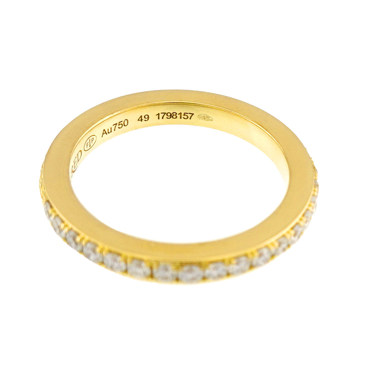 Force 10 DUO Diamond Ring 18K YG 750 size49 4.75-5(US)