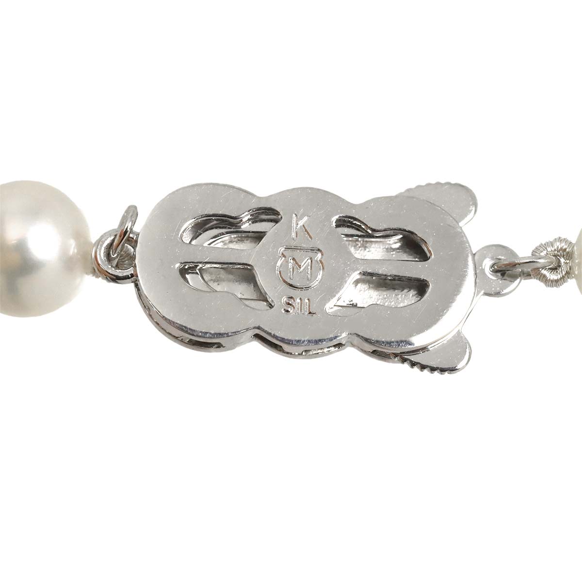 Akoya Pearl 8.7-6.5mm Necklace SV Silver