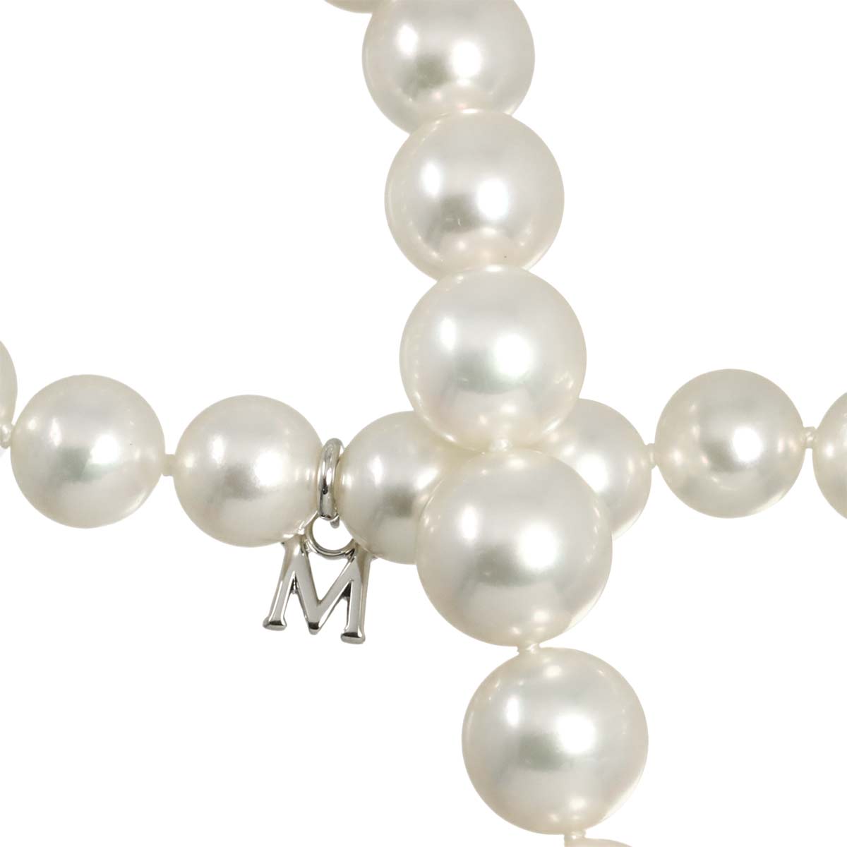 Akoya Pearl 8.7-6.5mm Necklace SV Silver