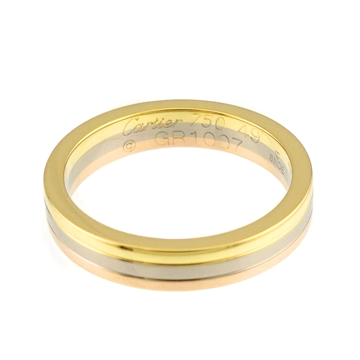 Vendome Ring 18K YG WG PG 750 size49 4.75-5(US)