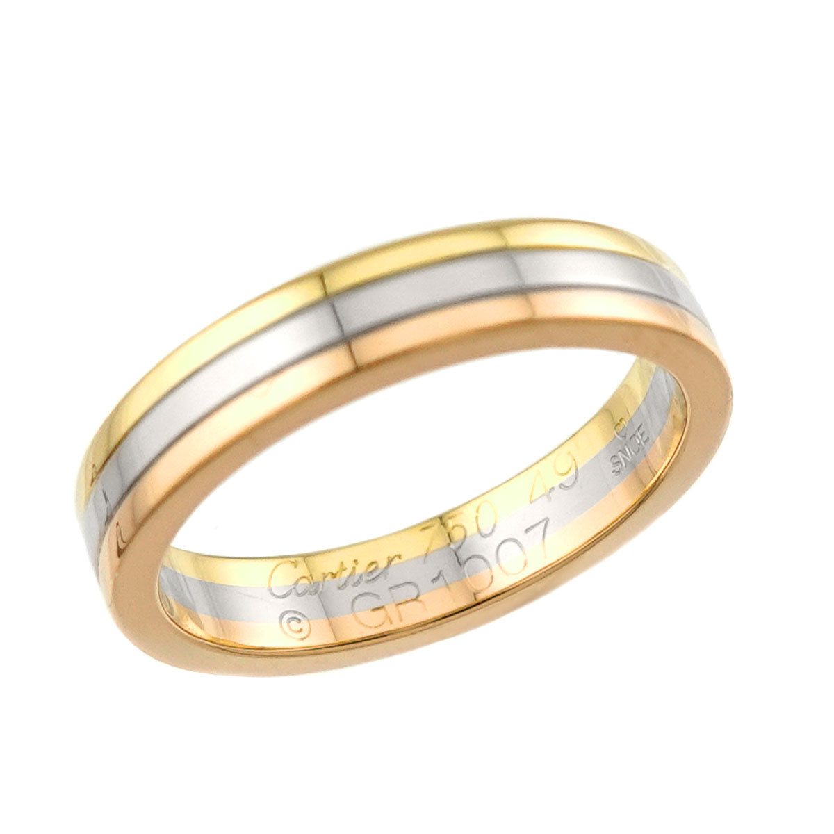 Vendome Ring 18K YG WG PG 750 size49 4.75-5(US)