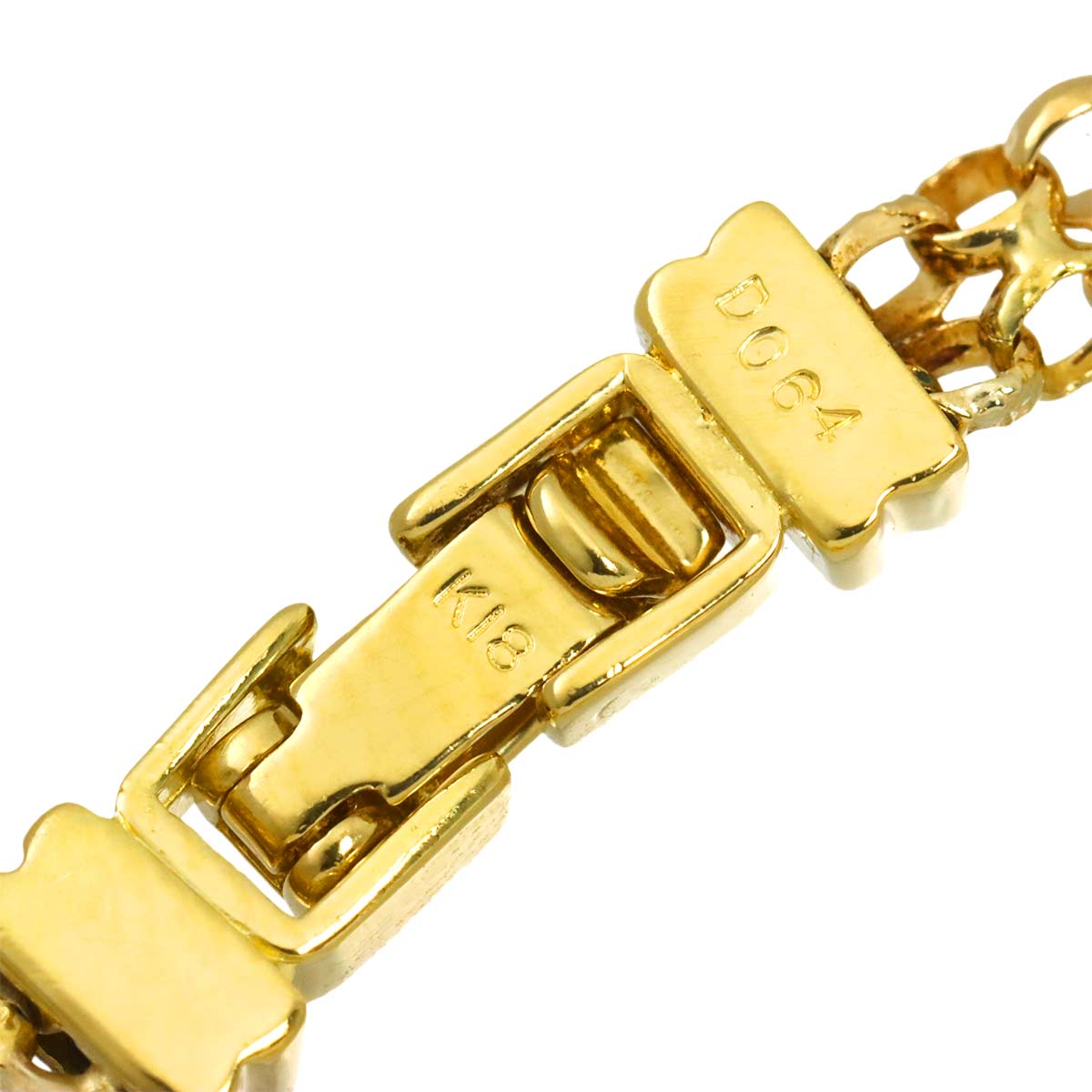 Diamond 0.64ct Bracelet K18 YG Yellow Gold 750