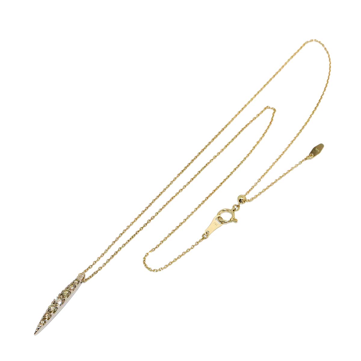 Brown Diamond 0.50ct Necklace 18K Brown Gold 750
