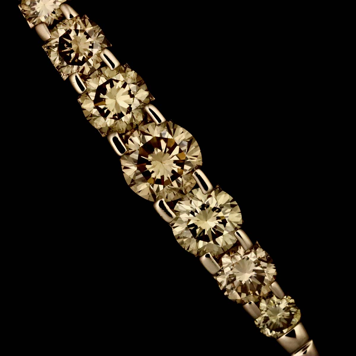 Brown Diamond 0.50ct Necklace 18K Brown Gold 750
