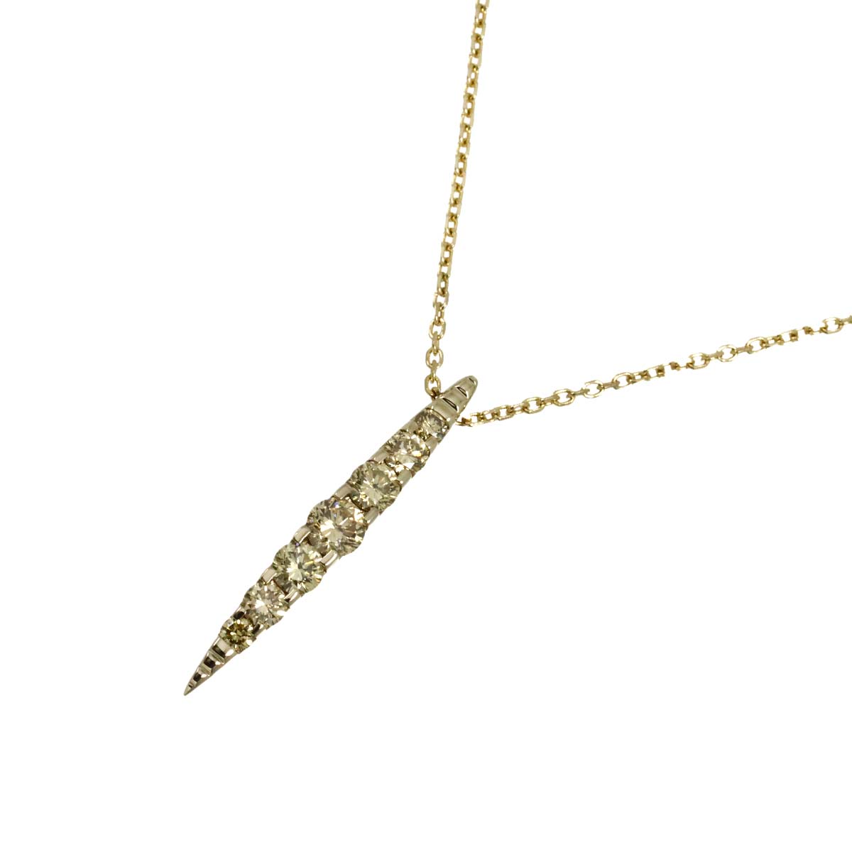 Brown Diamond 0.50ct Necklace 18K Brown Gold 750