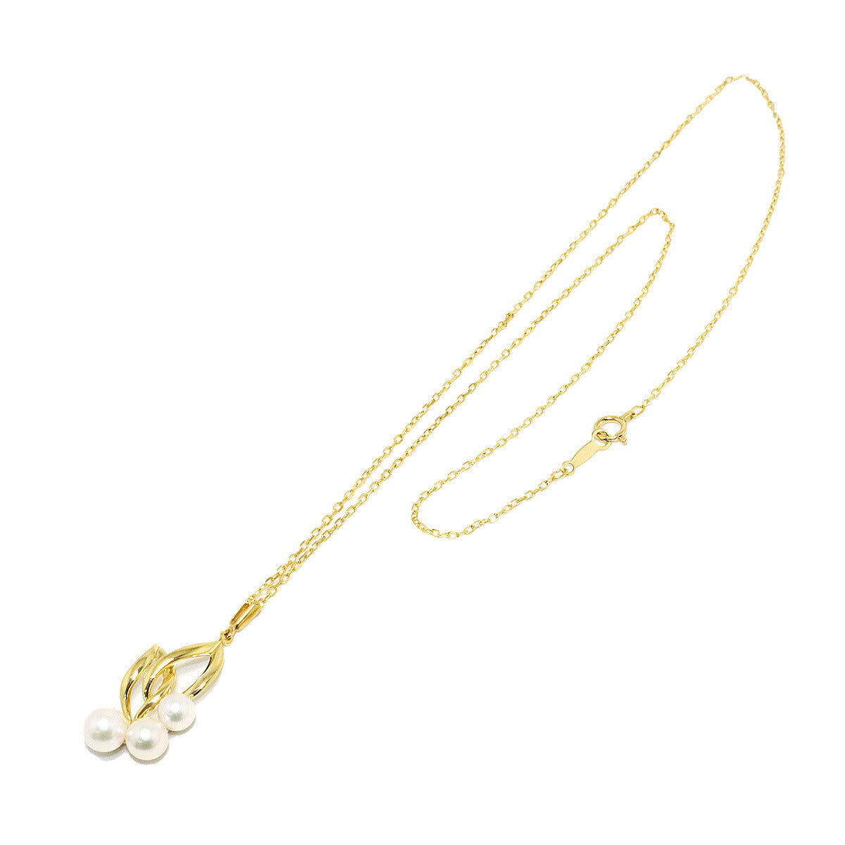 Akoya Pearl 6.0-5.0mm Necklace 18K YG 750
