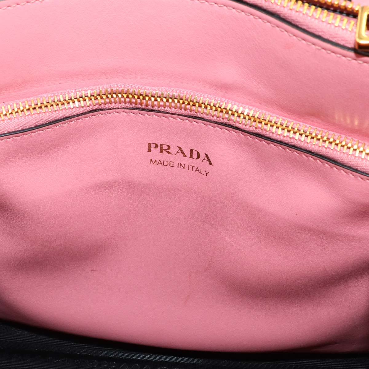 2way Hand Shoulder Bag Saffiano Leather Pink 1BA103
