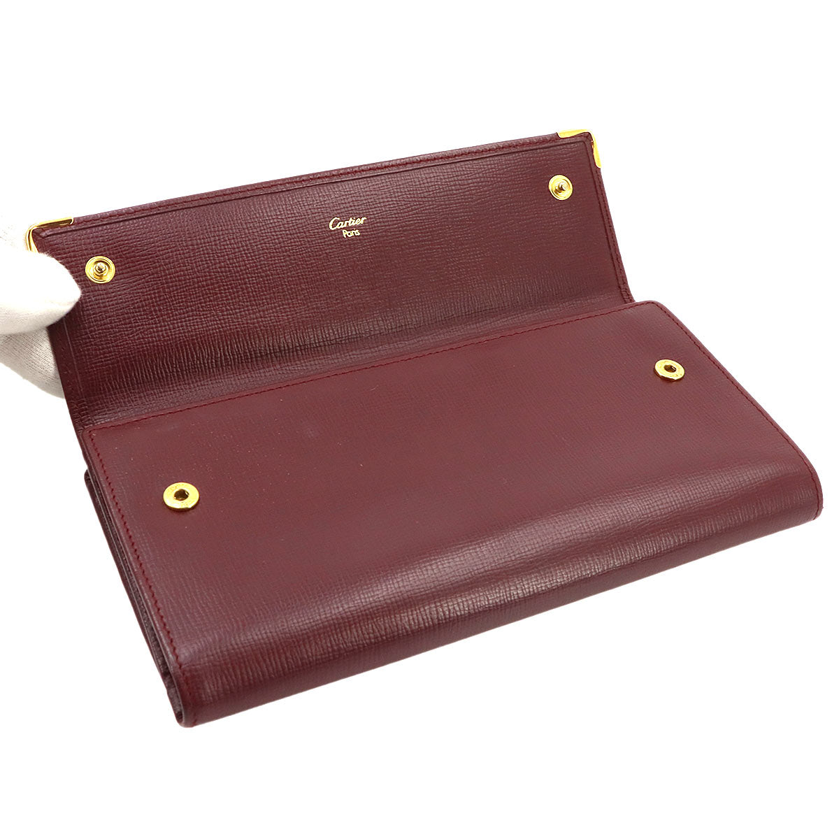 Must Line Long Wallet Leatherr Bordeaux Purse