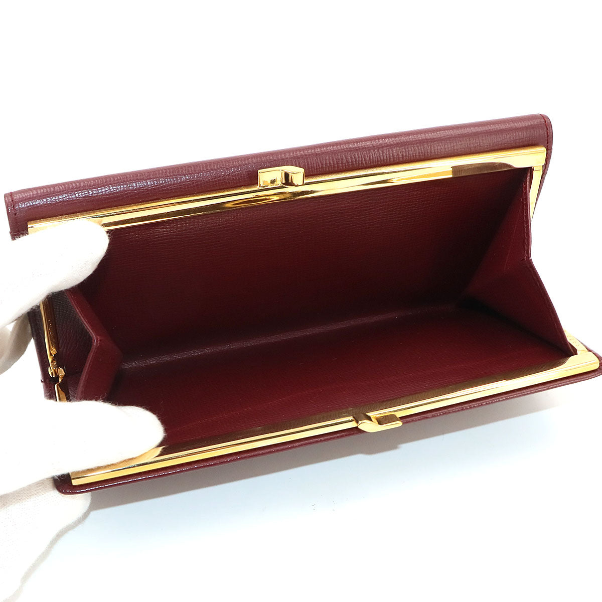 Must Line Long Wallet Leatherr Bordeaux Purse