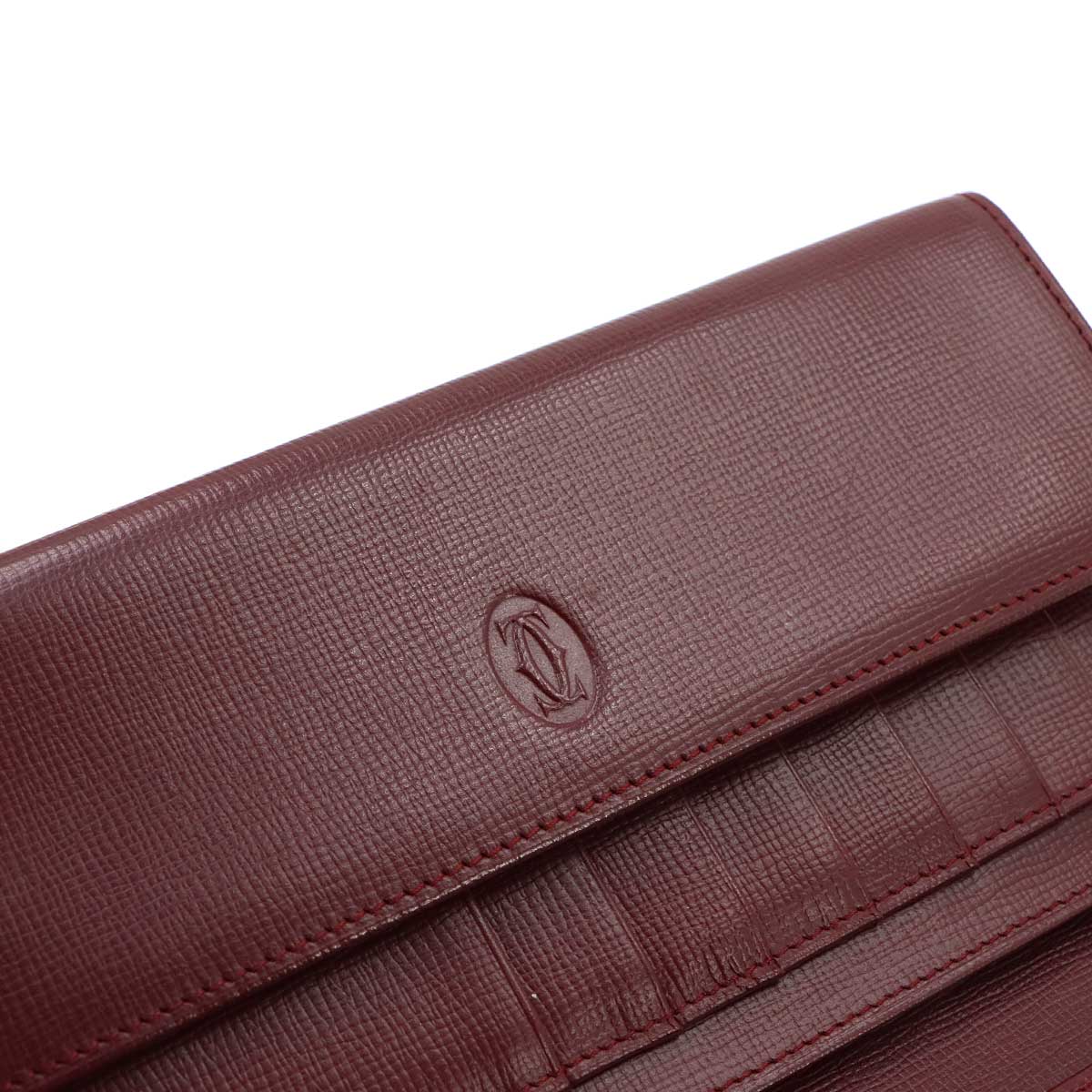 Must Line Long Wallet Leatherr Bordeaux Purse